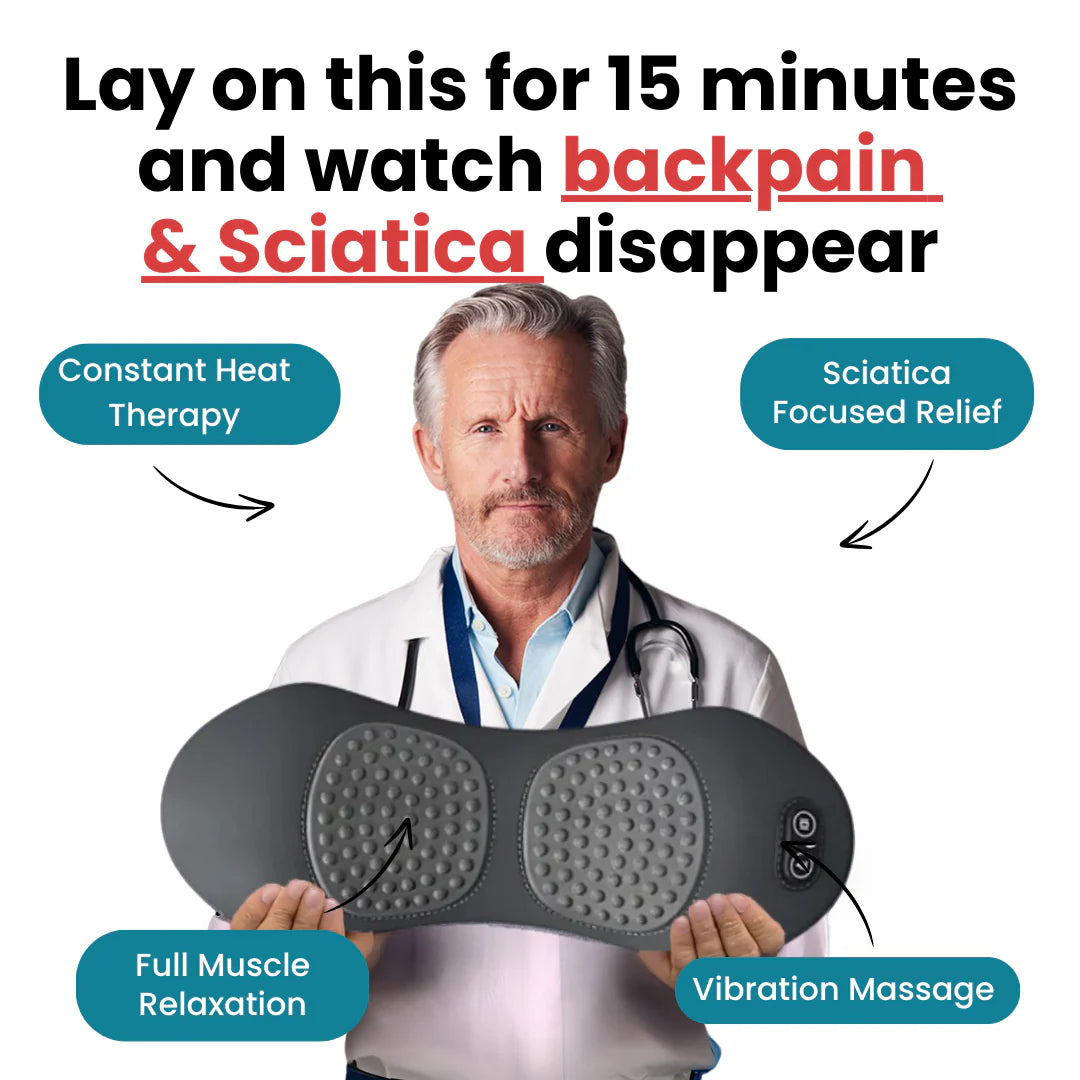 3 in 1 Back Massager Pillow